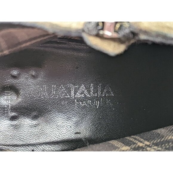 Aquatalia x Martin K Suede Ankle Boots Olive Green Womens 7 Italian Leather - Picture 11 of 12